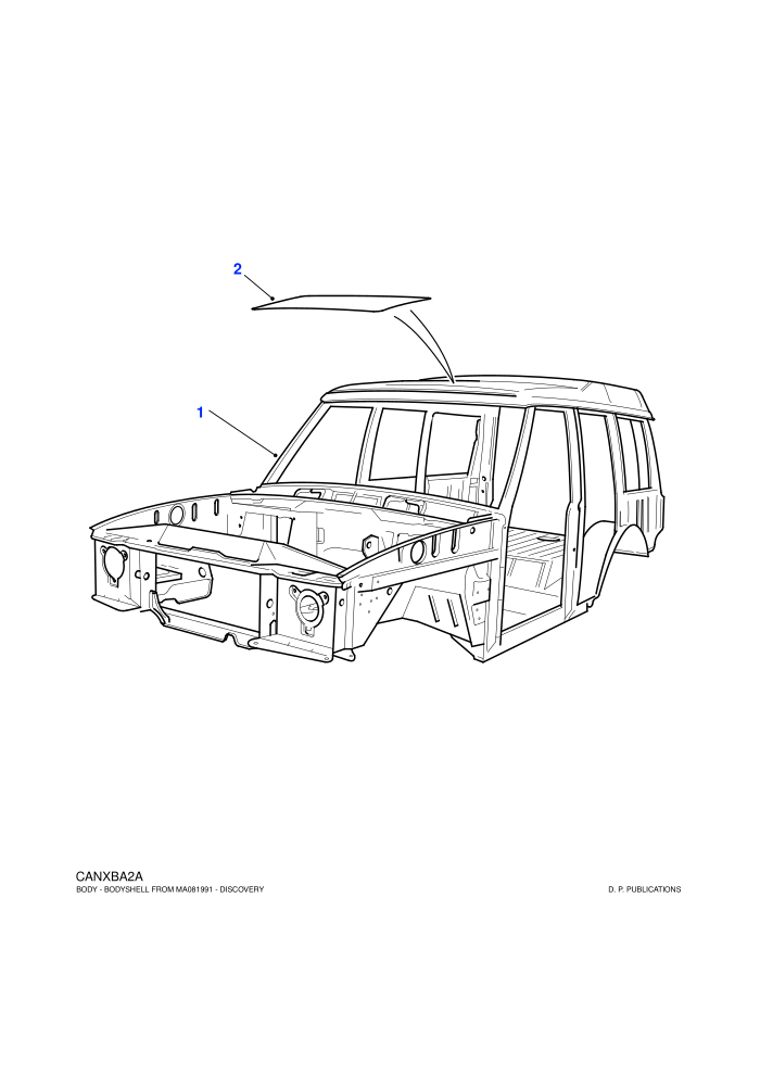 Bodyshell (5 Door Station Wagon)