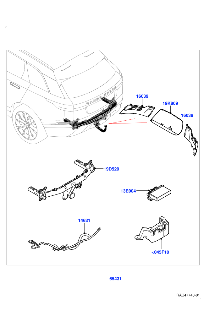 Accessory Pack ((+)AUS/NZ)(AUS 2 Square Reciever Towing)((V)FROMNA000001)