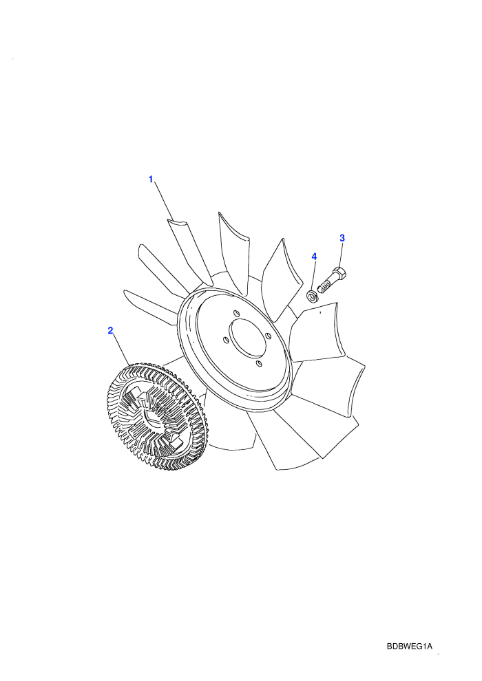 Cooling Fan - Viscous Drive (2.5L 4 Cyl Turbo Diesel,2.5L Turbo Diesel VM)