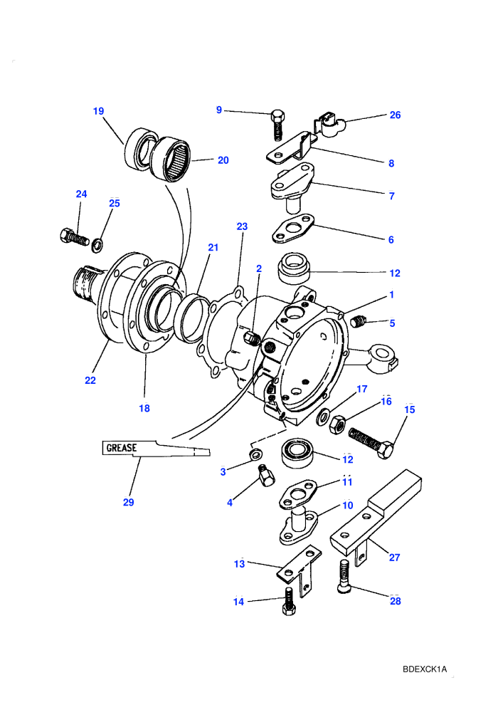 Swivel Pin Housing (Less Anti-Lock Braking System)