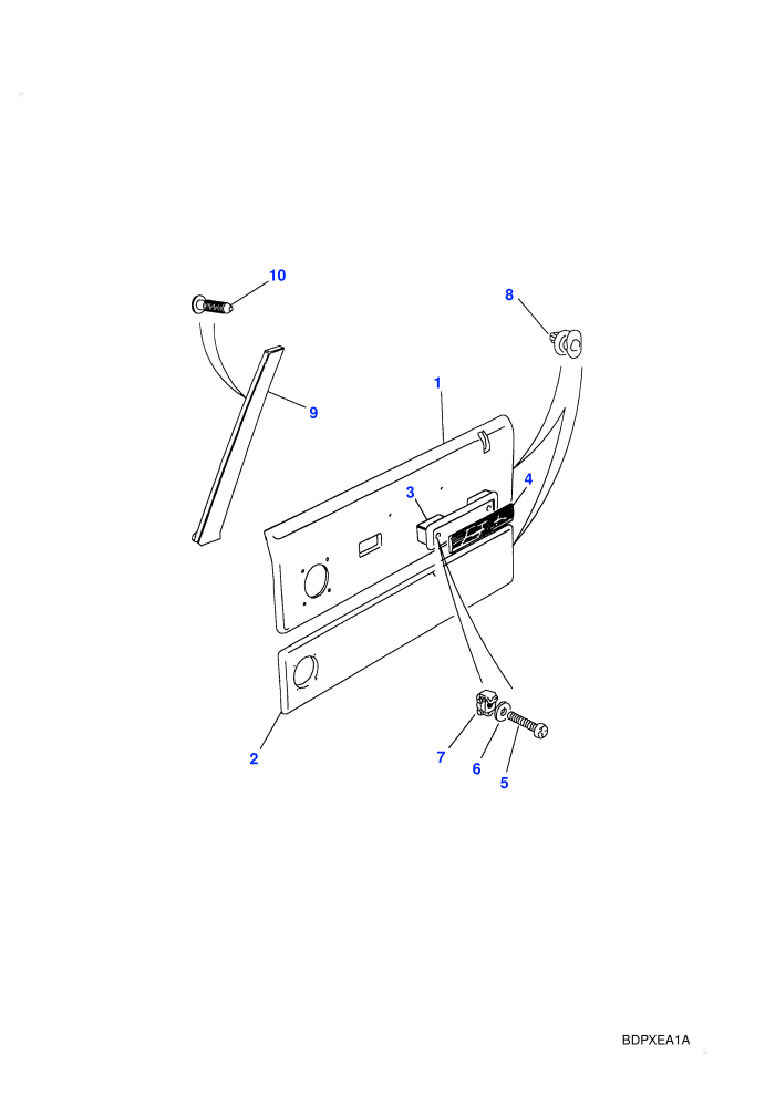 Front Door Casing (2 Door Station Wagon)