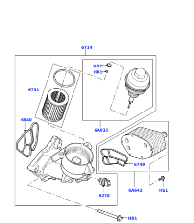 LPZ000020 LAND ROVER Фильтр масляный NRR 3.0 D M57