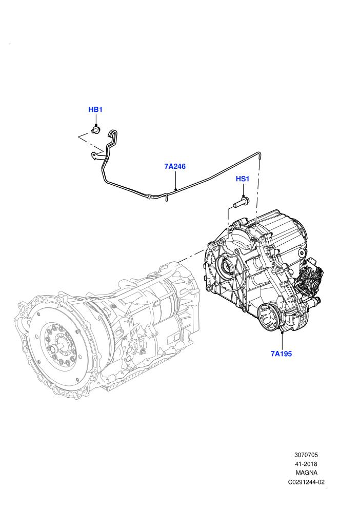 Transfer Drive Case (With 2 Spd Trans Case With Ctl Trac)(Nitra Plant Build)((V)TOL2999999 (V)FROMK2000001)