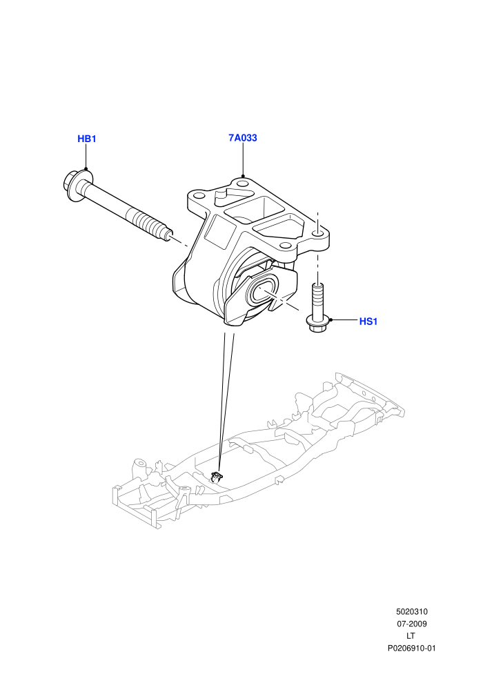 Transmission Mounting ((V)FROMAA000001)