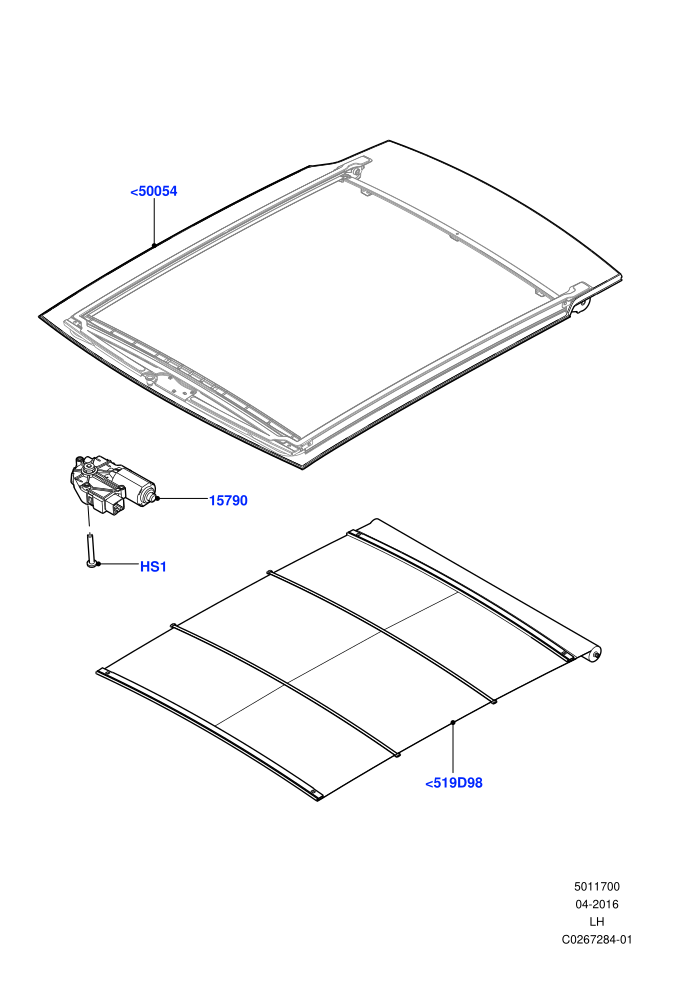 Panoramic Glass Roof (Itatiaia (Brazil),With Roof Conversion-Panorama Roof)((V)FROMGT000001)