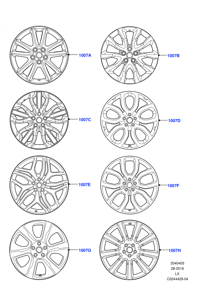 Wheels (Non SVR,Version - Core)