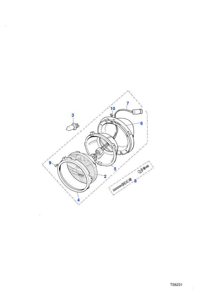Headlamps (Less Headlamp Levelling)((V)FROMDA273923)