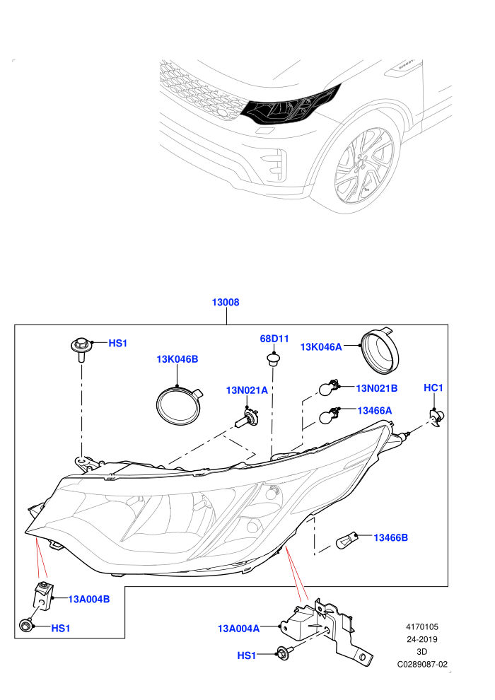 Headlamps And Front Flasher Lamps (With Halogen Headlamp)(Nitra Plant Build)((V)FROMK2000001)