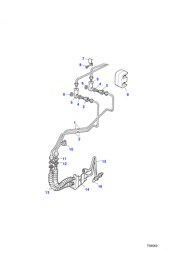 Front - Girling - LH (Less Anti-Lock Braking System)