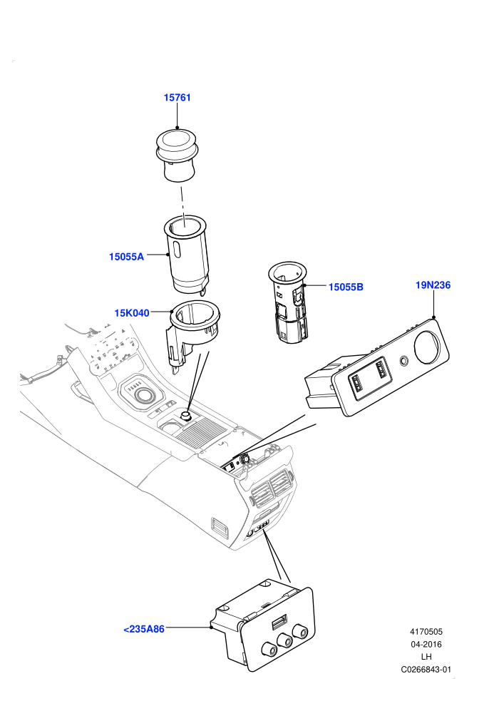 Instrument Panel Related Parts (Itatiaia (Brazil))((V)FROMGT000001)