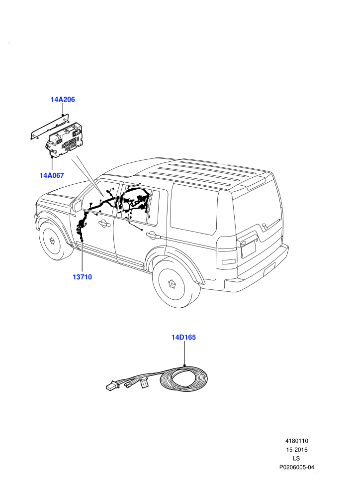 Electrical Wiring - Engine And Dash (Facia)((V)FROMAA000001)