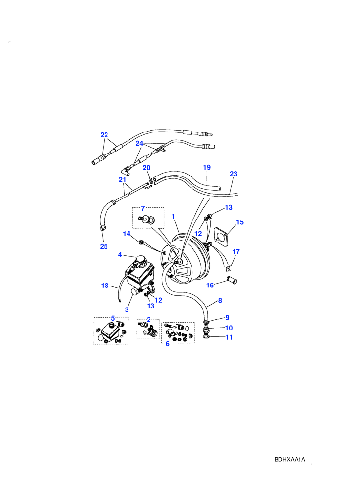 Master Cylinder & Servo (With Servo Assisted Braking System)