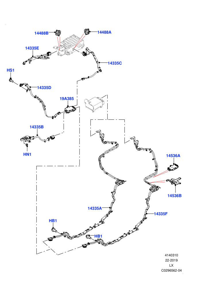 Hybrid Electrical Modules (Electric Engine Battery-MHEV)(MHEV Charging Cables and Fixings)