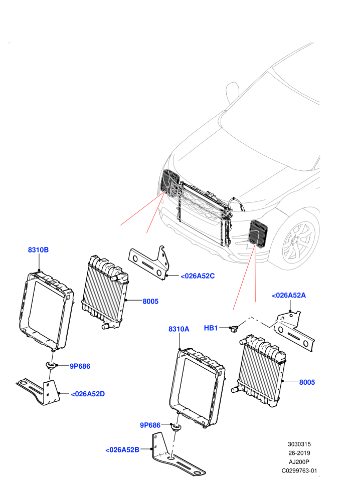 Radiator/Coolant Overflow Container (2.0L AJ20P4 Petrol High PTA,Changsu (China),Extra High Engine Cooling)
