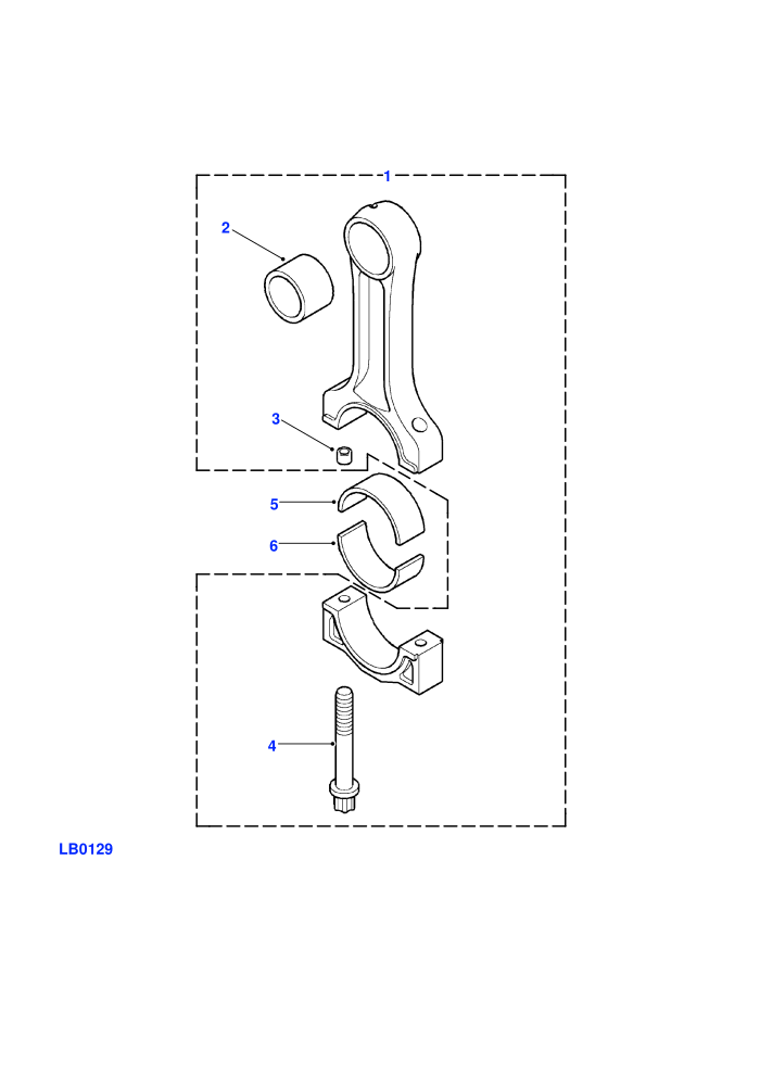 Connecting Rods (M47 2.0L I4 16V Diesel)