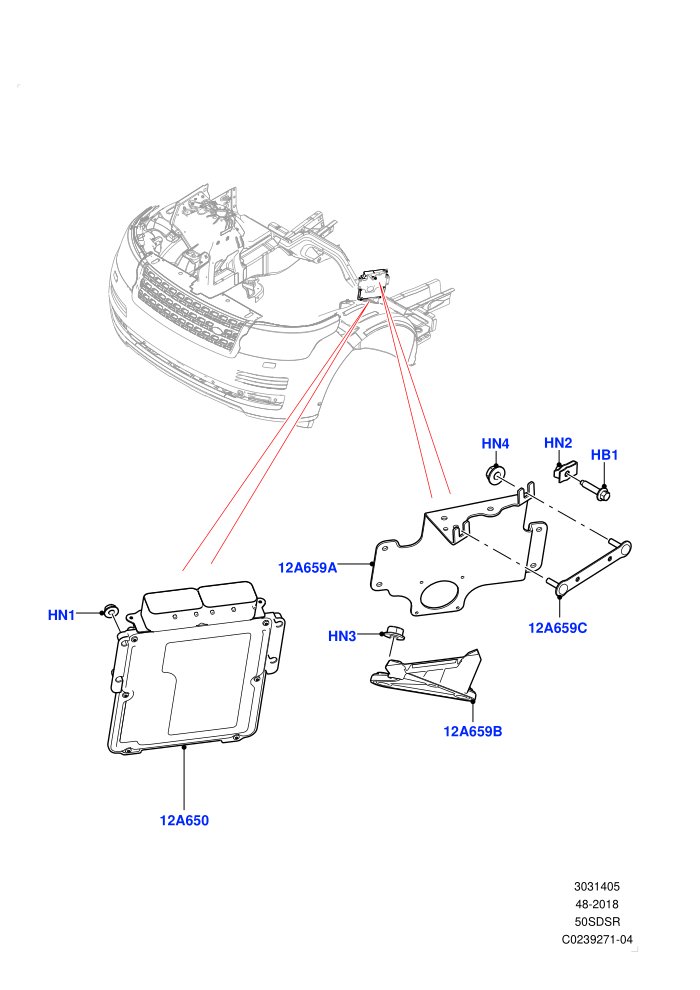 Engine Modules And Sensors (5.0L OHC SGDI SC V8 Petrol - AJ133)((V)TOHA999999)