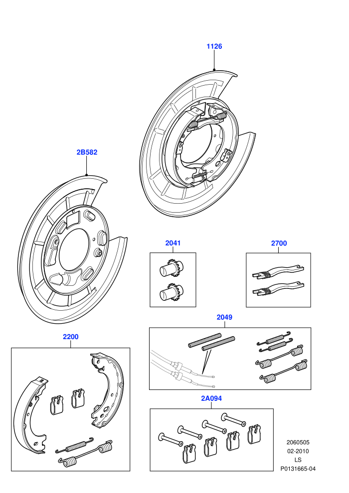Parking Brake (Brake Shoes)((V)TO9A999999)