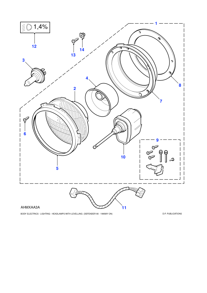 Headlamps (With Manual Headlamp Levelling)