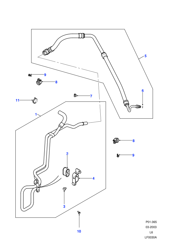 Hoses - Return (1.8 K16 Petrol,LHD)((V)FROM1A000001)