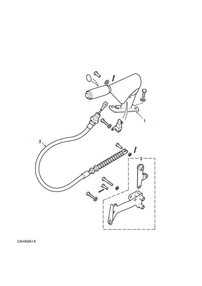 Handbrake Assembly (MPi)((V)TOKA038821)