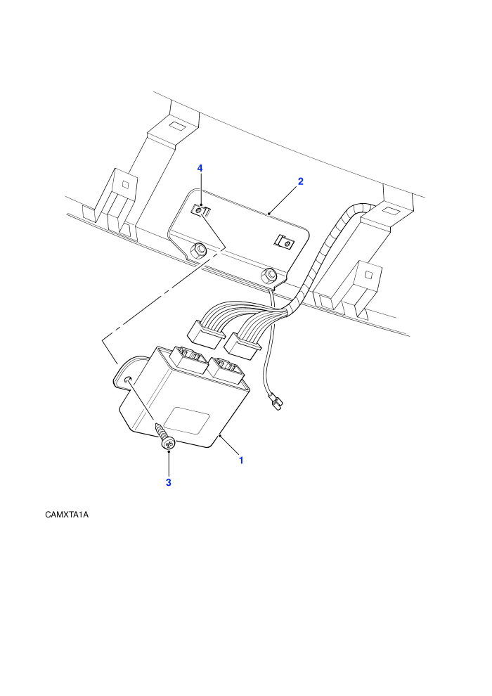 ECU-Sunroof Control Unit (With Electric Slide Sunroof)