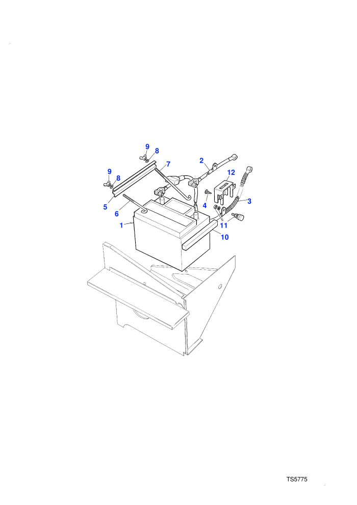 Battery-To (V) CA274120 (2Dr) & (V) CA273922 (4Dr)