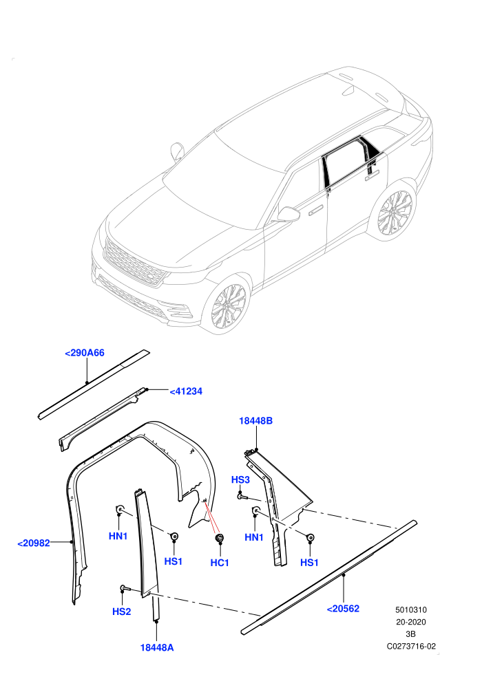 Rear Doors, Hinges & Weatherstrips (Finishers)