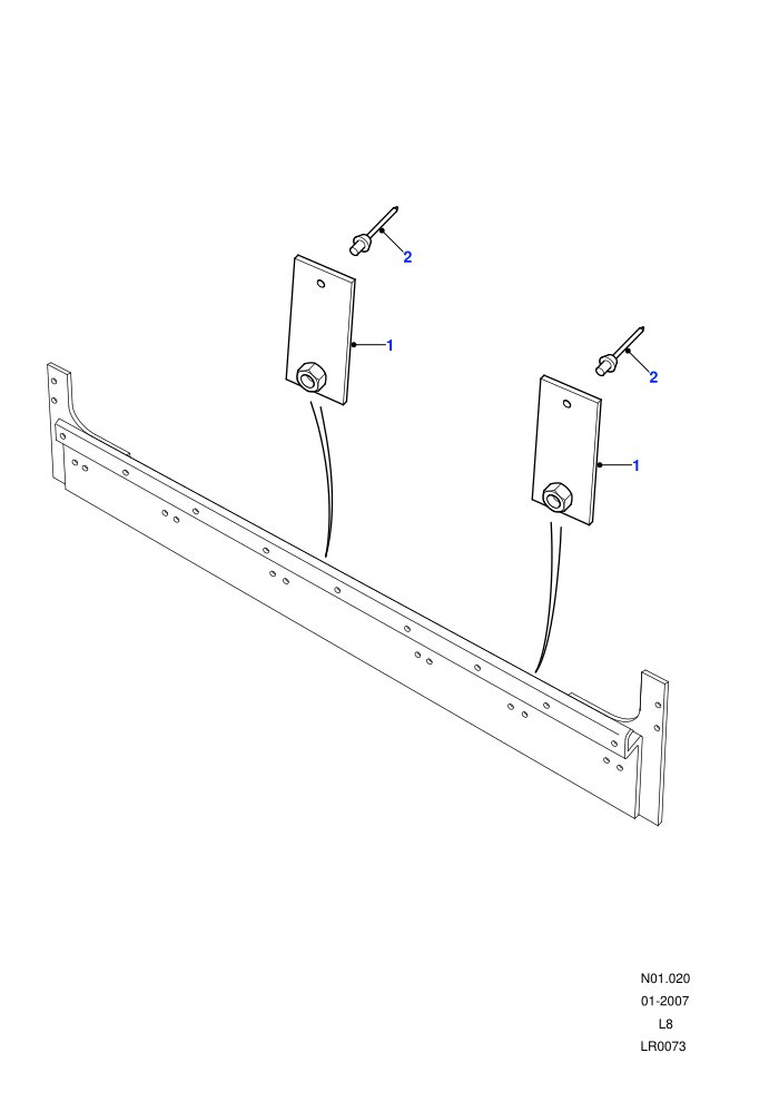 Front Seats-Cab Base Anchorage-Station Wagon (110&nbsp;Wheelbase,130&nbsp;Wheelbase,Chassis Crew Cab,Crew Cab HCPU,Crew Cab Pick Up,Station Wagon - 5 Door)((V)FROM7A000001)