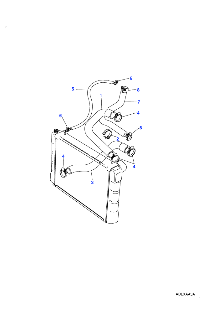 Radiator Hoses (2.25 Petrol Carb)