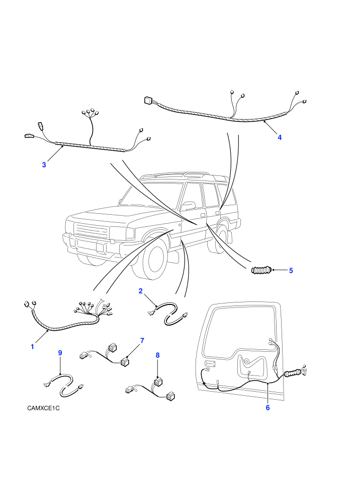 Harness - Doors And Taildoor ((V)FROMMA081992)