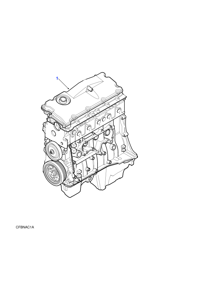 Engine Stripped (2.5L 5 Cyl L/R Turbo Diesel)