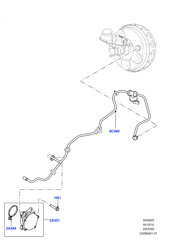Vacuum Control And Air Injection (2.0L 16V TIVCT T/C 240PS Petrol,Itatiaia (Brazil))((V)FROMGT000001)