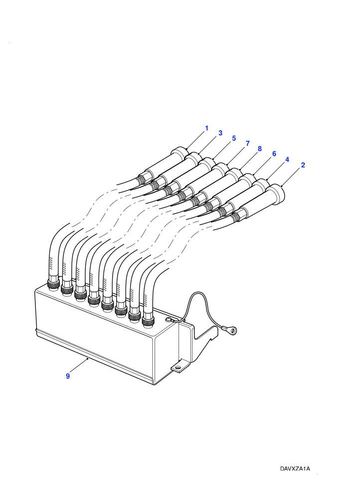 Ignition Leads Suppressed-Police ((+)GB,Police Vehicle,RHD,V8 Petrol)