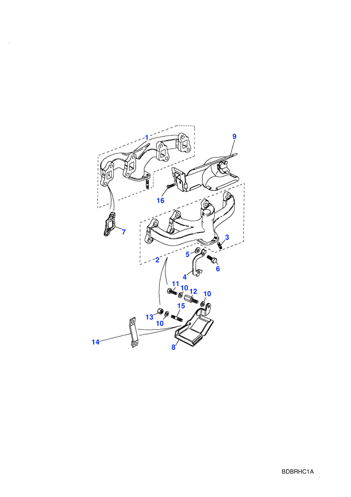 Exhaust Manifold (V8 EFI Petrol)