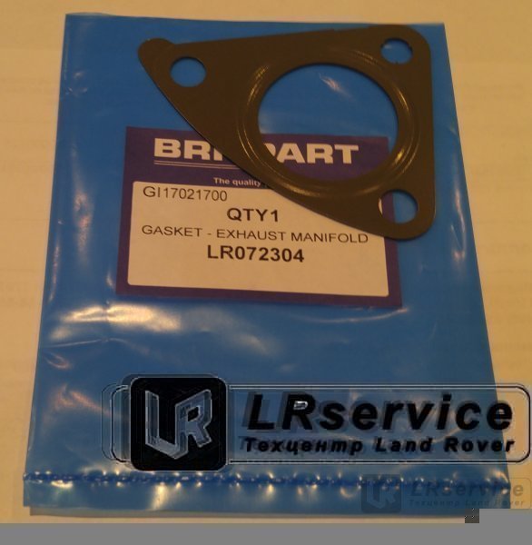 LR072304 BRITPART Прокладка выпускного коллектора D4 3,0L