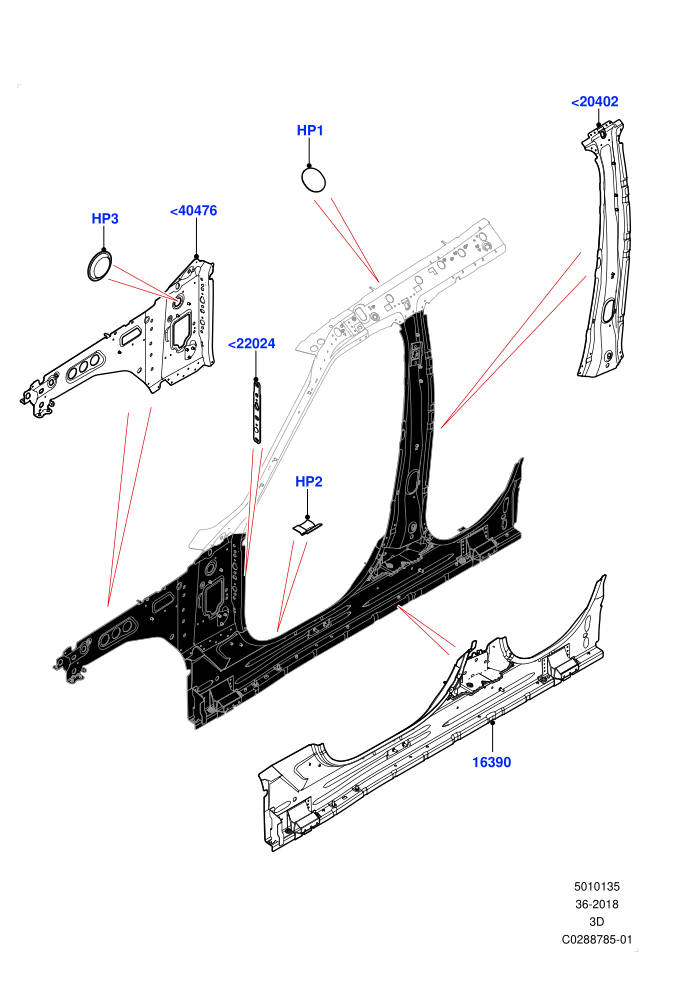 Side Panels - Inner (Inner - Front,Nitra Plant Build)((V)FROMK2000001)