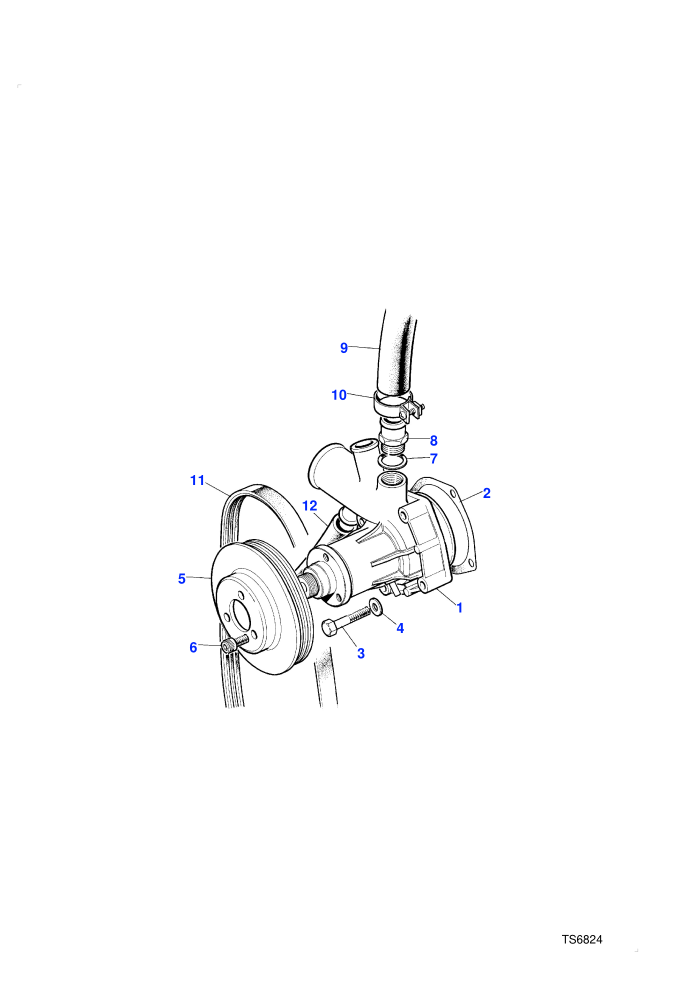 Water Pump (2.5l 4 Cyl VM Turbo Diesel)