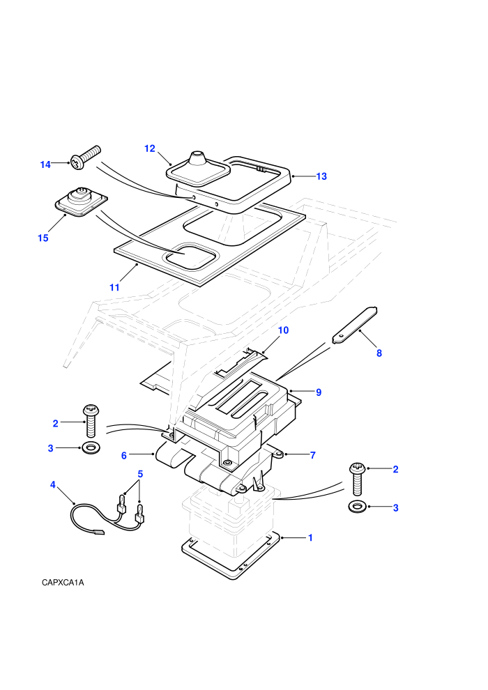 Auto & Manual Selector Mounting Assembly
