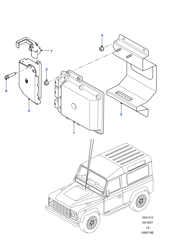 ECU - Engine ((V)FROM7A000001)