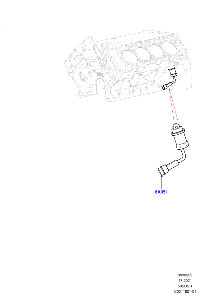 Engine Heater (5.0 Petrol AJ133 DOHC CDA,Immersion Heater - 700W / 110V,Immersion Heater-700W/220V)(Nitra Plant Build)((V)FROMM2000001)