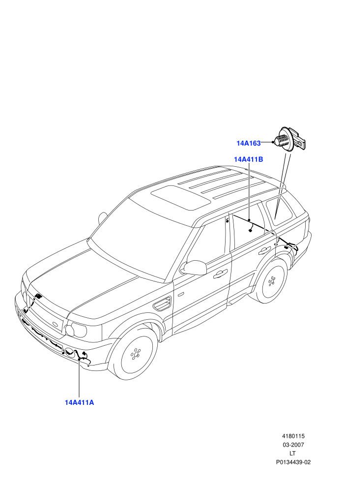 Electrical Wiring - Body And Rear (Bumper)((V)TO9A999999)