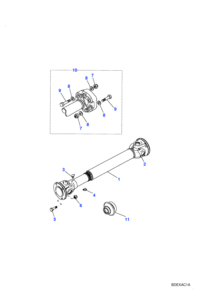 Propshaft Rear