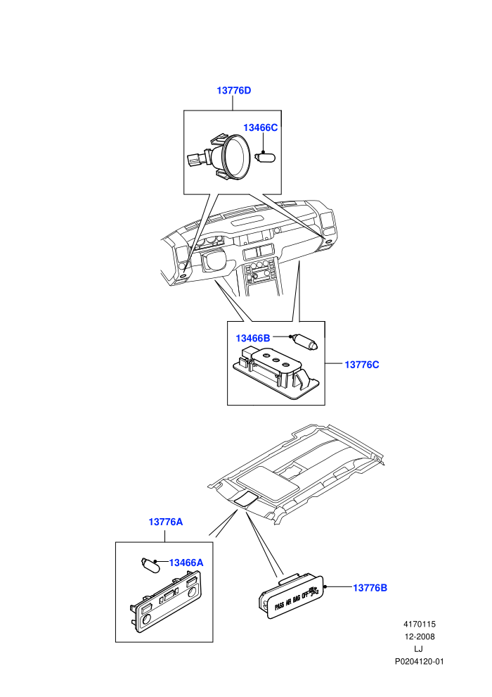 Interior Lamps (Front)((V)FROMAA000001)