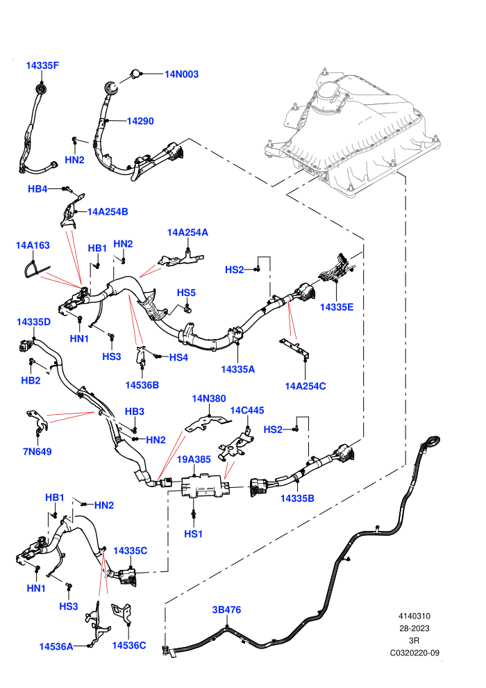 Hybrid Electrical Modules (Electric Engine Battery-MHEV)(MHEV Charging Cables and Fixings)