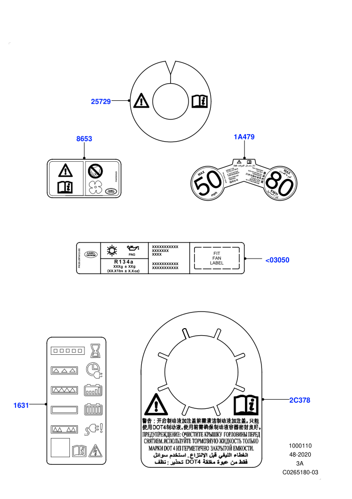 Labels (Changsu (China))(Warning Decals)((V)FROMFG000001)