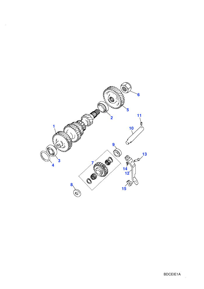 Layshaft - Reverse Idler (Manual Transmission)