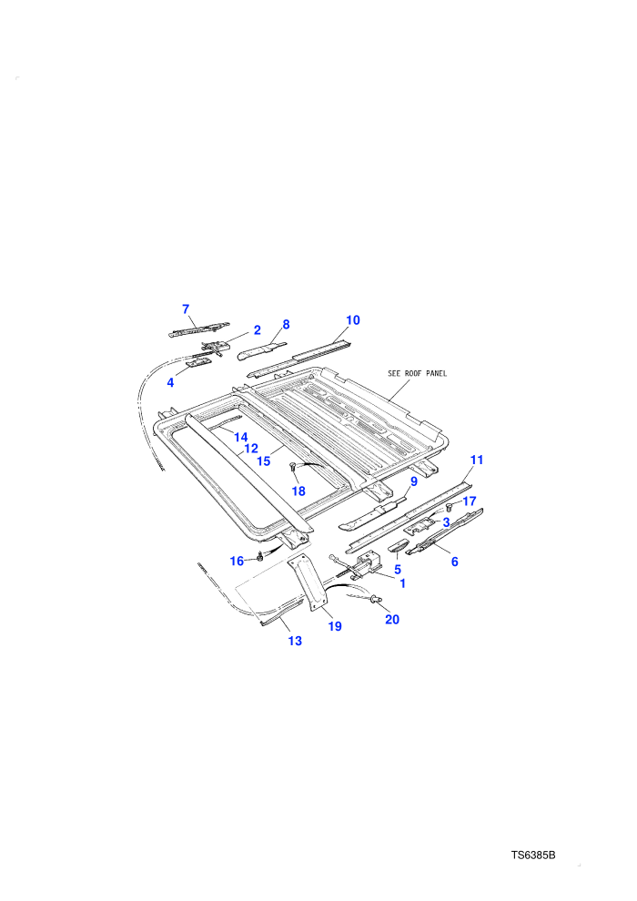 Sunroof & Linkage (With Sunroof)
