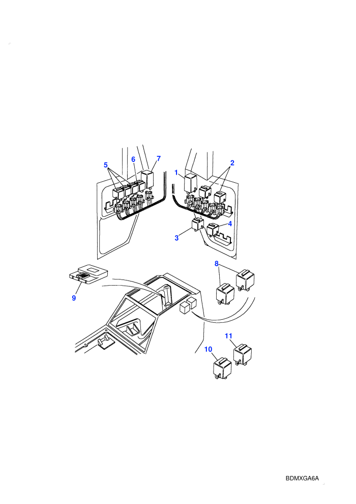 Relays - Footwell (RHD)((V)TOLA647644 (V)FROMKA624781)