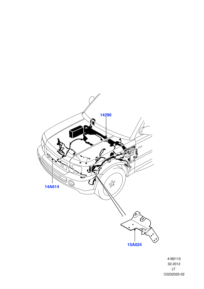 Electrical Wiring - Engine And Dash (Engine Compartment)((V)TOBA999999 (V)FROMBA000001)