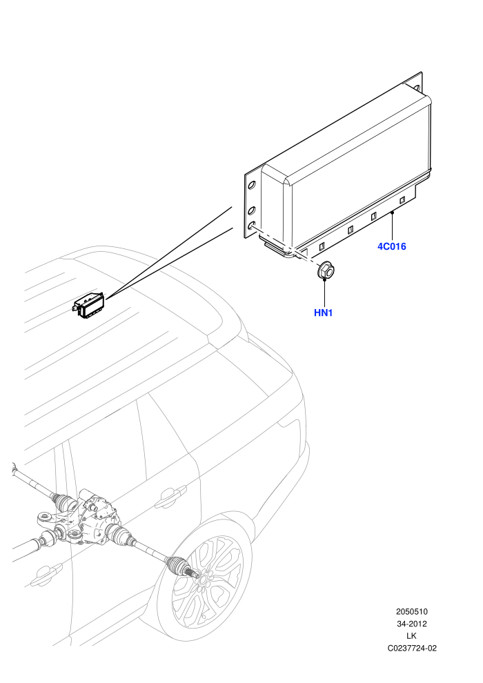 Rear Axle Modules And Sensors (Electronic Locking Differential)